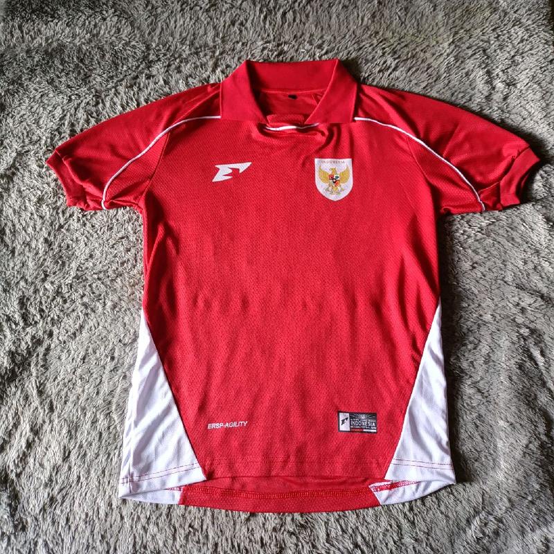 Jersey Timnas Indonesia Terbaru 2025 Kaos Olahraga Timnas Indonesia Pra Piala Dunia Pakaian Set Celana Bahan Dryfit Dewasa Unisex Sport Baju Volly 4