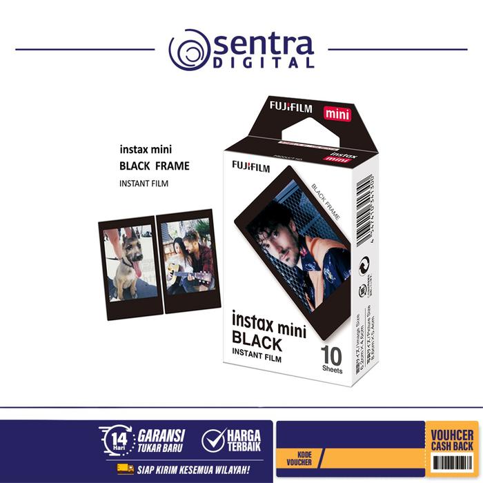Gambar Fujifilm Instax Mini Film Refill Single Black Frame dari Sentra Digital Kota Surabaya Tokopedia
