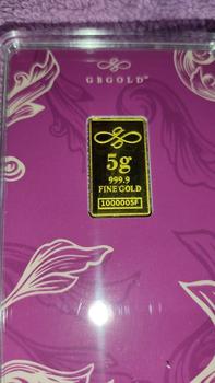 Product Review of GB GOLD Signature GoldBar 5g (Emas 999.9) from r**y 0
