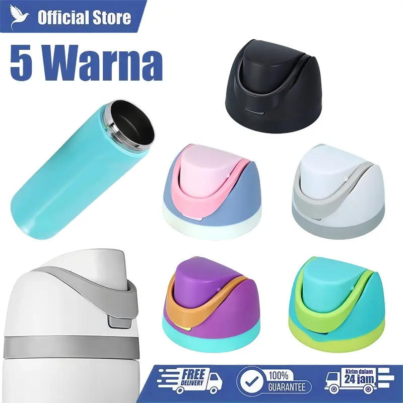 5 Warna Tutup Pengganti Replacement Lids Aksesori Owala Freesip Tutup Botol Air Anti Bocor 16oz 24oz 32oz 40oz
