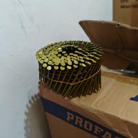Gambar Paku Pallet 70 mm Polos paku tembak 7cm paku palet 7 cm FC70V5 6750pcs / 1 dus (30rol) dari Bintang Teknik Cikarang Kab. Bekasi 1 Tokopedia