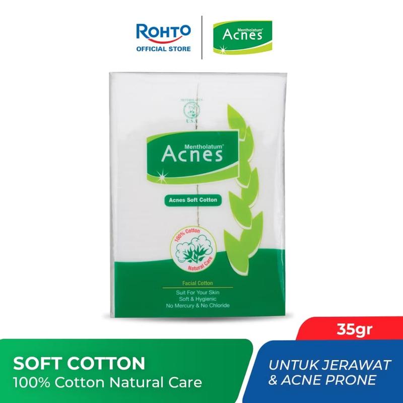 Acnes Soft Cotton - 35gr (Free of mercury and chloride, safe for hygienic skin) 2
