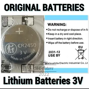 Batre Baterai Battery CR2450 CR 2450 Baterai Kancing