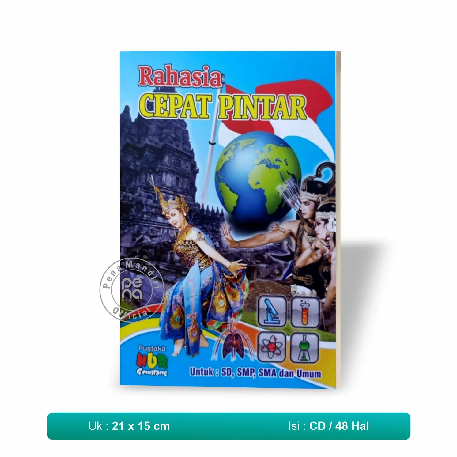 BUKU RAHASIA CEPAT PINTAR - BUKU PENGETAHUAN UMUM UNTUK SD SMP SMA DAN UMUM