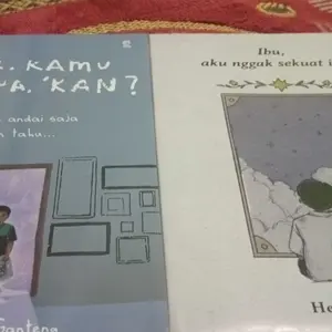Buku Novel Best Seller Aku Kalah Aku Merindukanmu - Hai Nak - Nak Kamu Gapapa Kan - Tentang Luka Yang Kusimpan Sendiri - Kukira Kau Obat Ternyata Luka Terhebat - Kamu Tak Harus Sempurna Perempuan Wanita Psychology Resep