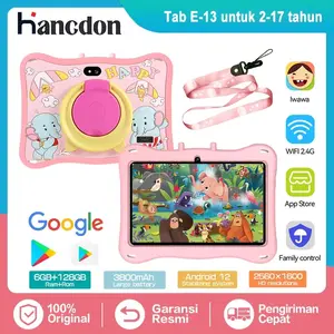 Tablet Anak Hancdon E13 Tablet Android Anak Layar Sentuh WIFI / Tablet Belajar Mengaji Menggambar Game Banyak Fitur / Kids Tablet RAM 4 64 GB Edukasi Pink aipet anak tab Bluetooth Biru Kamera Prosesor