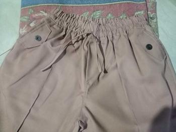 Product Review of Celana Baggy Pants Kain American Drill / Celana panjang Model Terbaru / Celana Model Variasi Kancing Pinggang Tali Serut  Soft from s**m 0