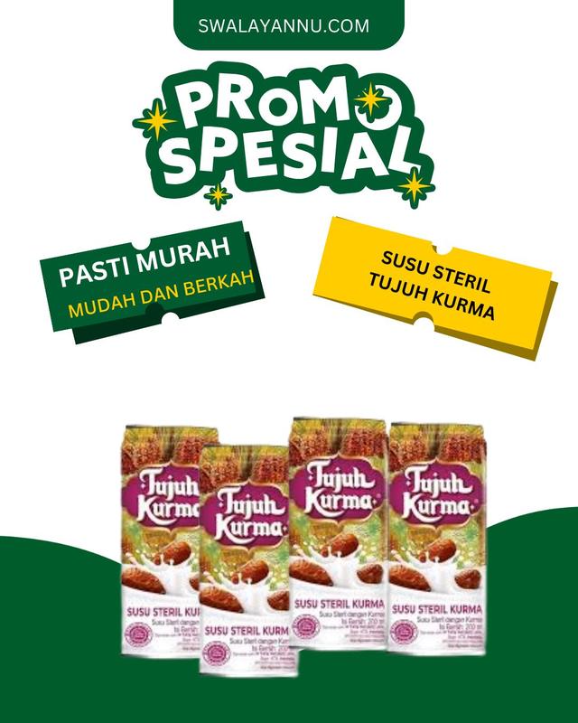 Tujuh Kurma Susu Steril Kurma 189mL 0