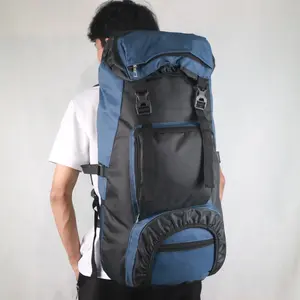 Carrier Camping tas Gunung Hiking Tas Mudik kpasitas 50Liter mengunakan bahan D300 Bag Ransel