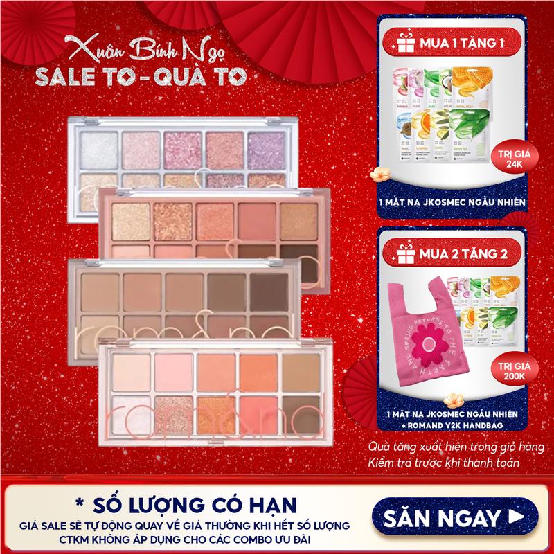  Bảng Phấn Mắt 10 Màu Trang Điểm Lấp Lánh Romand Better Than Eye Palette Cosmetic Eyeshadow Mỹ Phẩm 