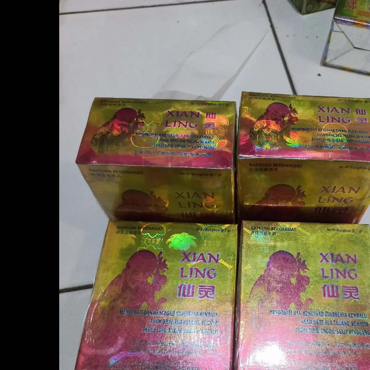 Herbal Xianling Serbuk Mudah Dikonsumsi - Pilihan Bermutu, Bahan Berkualitas Tinggi