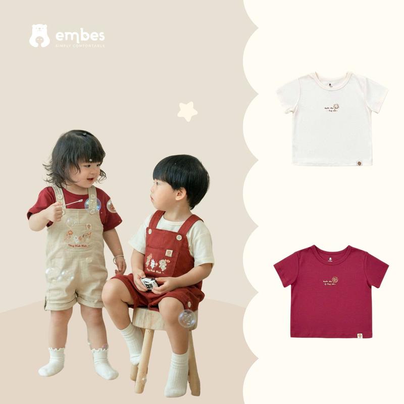 Áo cộc tay Embes Trung Thu cho bé Embes Việt Nam từ 9 tháng - 4 tuổi - TT-25-03