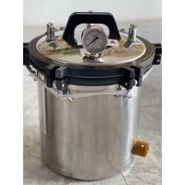 Nồi Hấp Tiệt Trùng 18 Lít Chất Lượng Cao Dụng Cụ Hấp Tiệt Trùng Bằng Thép Không Gỉ