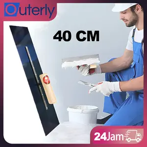 [READY STOCK] Raskam Roskam 40 cm Plat Baja Karbon - Trowel Epoxy Epoksi - Alat Acian Tembok