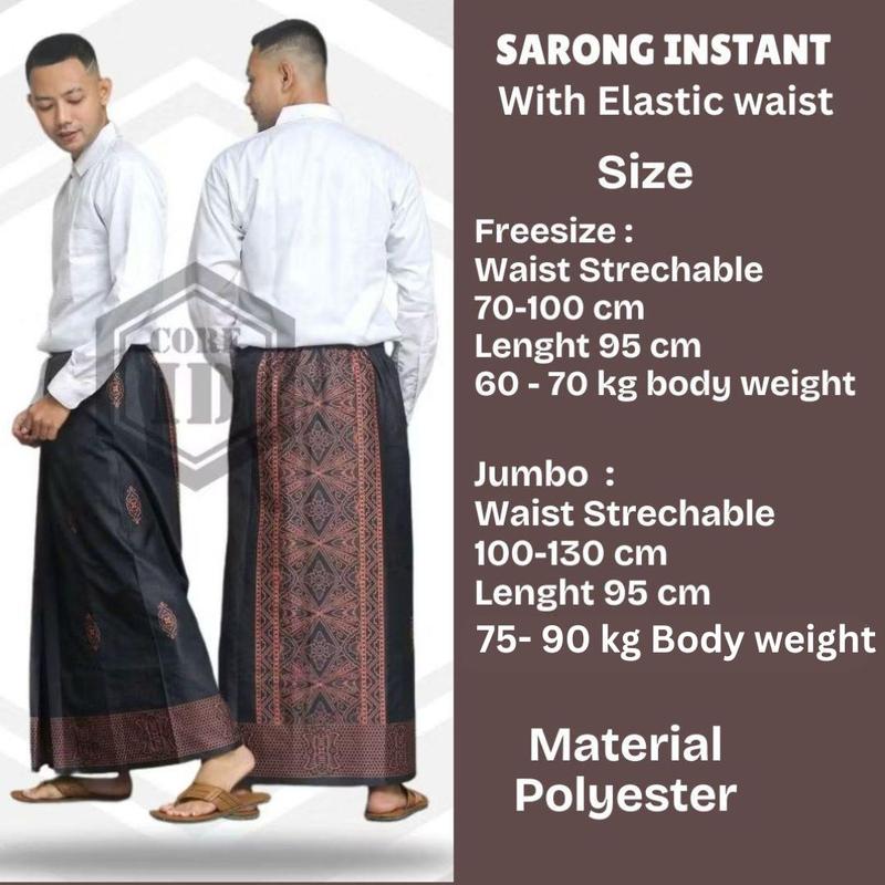Product Introduction of 161  SARONG INSTANT WITH ELASTIC WAIST - COTTON 2