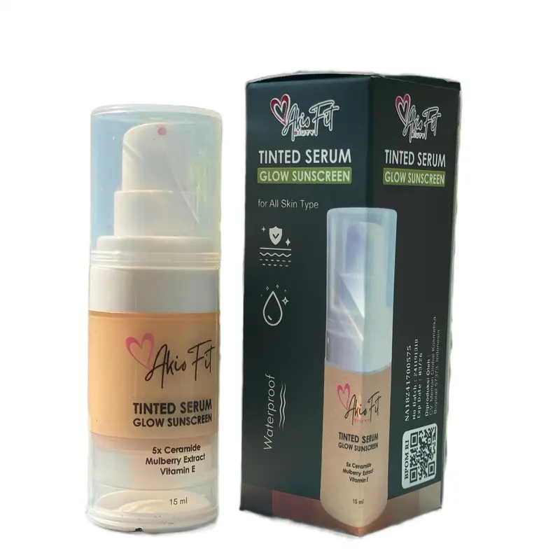 Akiofit Biuty Tinted Serum Glow Sunscreen Facial Pencerah Wajah 0