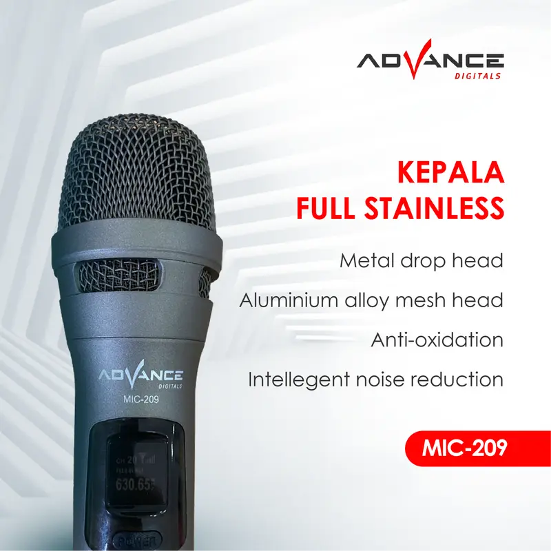 [Exclusive Aji_Mashel] MIC-209 terdapat 2 Mikrophone bisa untuk karoke bareng keluarga - Bergaransi Resmi 2