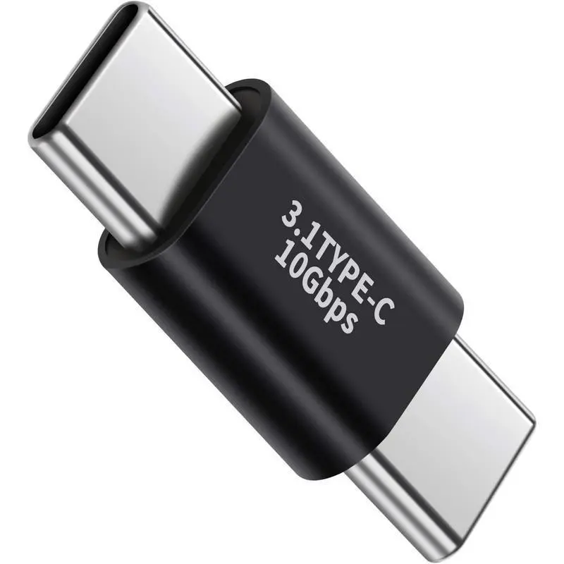 Bộ Chuyển Đổi loại C hai đầu, WESECU, Bộ Chuyển Đổi nam sang nam, Chức năng đầy đủ USB C, hỗ trợ tốc độ 10GBbps,