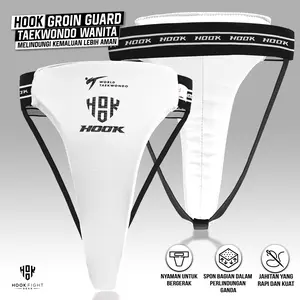 Pelindung Kemaluan Taekwondo Hook Wanita Sinca Taekwondo Pelindung Kemaluan Taekwondo Dewasa Anak Groin Guard Taekwondo Hook Protector