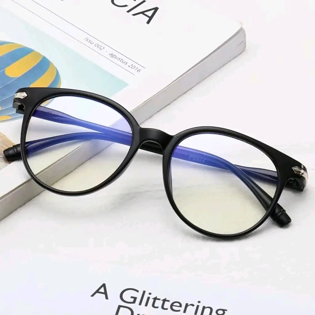 Kacamata Anti Radiasi Wanita Pria Frame Sunglasses Lensa Transparan