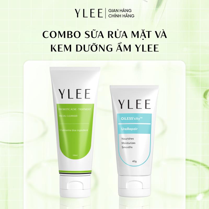 Combo Chăm Sóc Da Mụn Tuổi Dậy Thì YLEE - 01 Sữa Rửa Mặt & 01 Kem Dưỡng Phục Hồi Cho Da Mụn