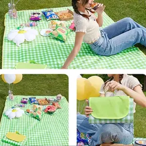 Tikar Lipat Anti Air Tikar piknik Waterproof Alas Duduk Piknik Outdoor Tikar Lipat Tikar Piknik Alas Piknik Waterproof Tahan Air
