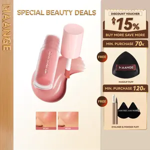 [Limited] MAANGE Liquid Blush Lip & Cheek Tint Blush Cair - Creamy & Pigmented Multifungsi untuk Pipi & Bibir