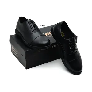Sepatu Pria Oxford Fullblack Pantofel Kerja Kantoran Xaxinara Footwear