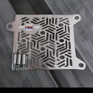 Cover / Cover Radiator motor Honda Vario 110 karbu motif zig-zag Full almunium Free baut boshing
