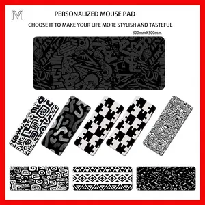 Mouse Pad Gaming XL Non-Slip Desk Mat Art Style Extra Large Mousepad Soft And Thick Suitable Gaming And Office Use 800×300mm.05