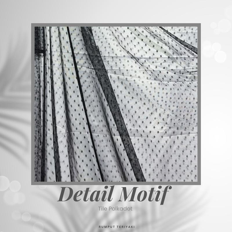 Tille Polkadot || Tulle Dot || Lembut || Premium Murah || Tile Kain Glitter 1