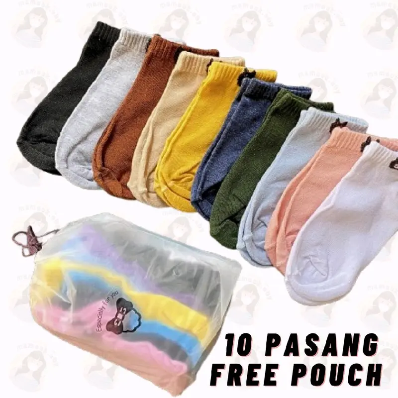 Alo Yoga Women Ankle Socks/ Kaos Kaki Olahraga [100% Origina