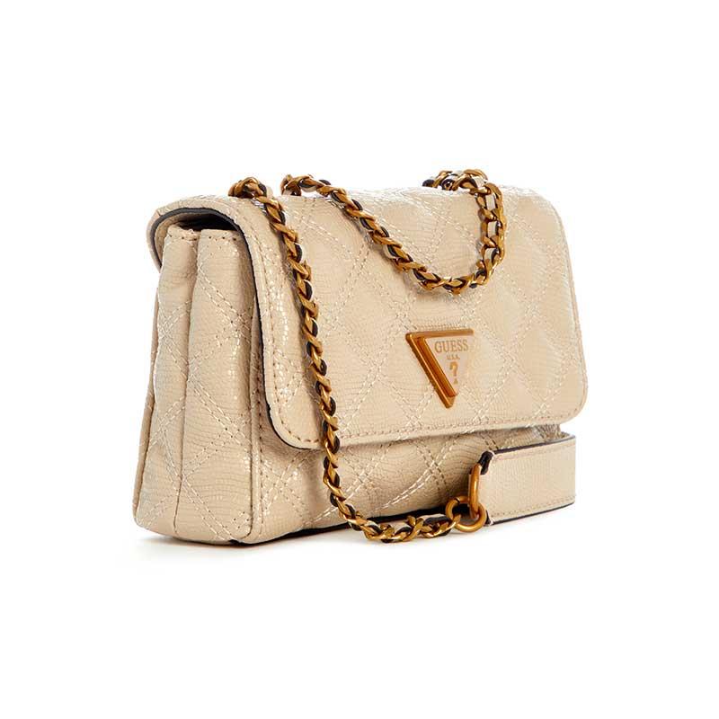 GIULLY MINI 2 COMP CONVERTIBLE FLAP - TAS GUESS ORIGINAL WANITA 1