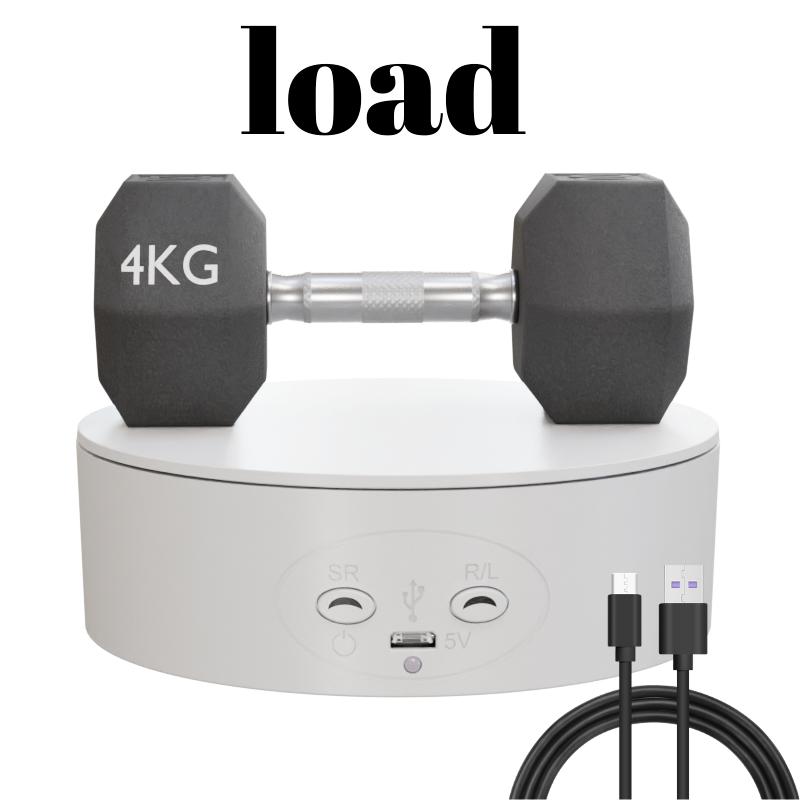 Rotating display stand Electric Turntable 5.1-inch mini rotating ...