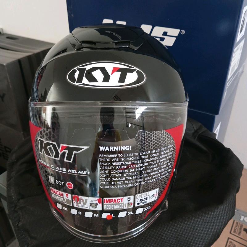 HELM KYT KYOTO R SOLID BLACK ORIGINAL 0