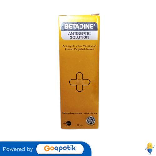 Gambar BETADINE LARUTAN 30 ML BOTOL dari Apotek Anugerah Nanda by GoApotik Kota Administrasi Jakarta Timur Tokopedia