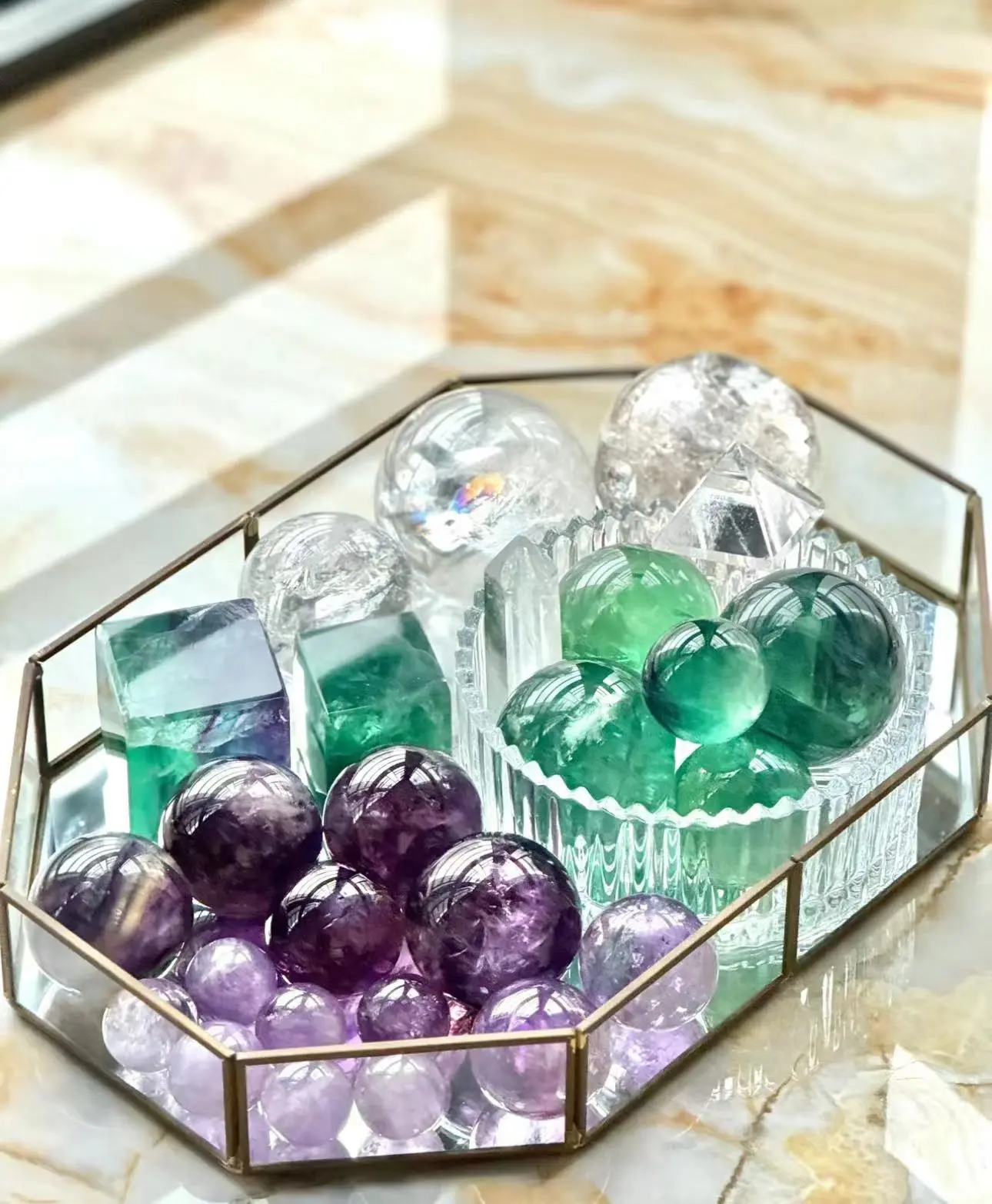 Quả Cầu Pha Lê, Tự Nhiên, Với Nước, Đồ Trang Trí Pha Lê, Đồ Trang Trí Pha Lê, Đồ Trang Trí Pha Lê