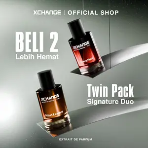 EXTRAIT DE PARFUM by XCHANGE | Twin Pack 2 Pcs | Parfum Pria Premium Tahan Lama