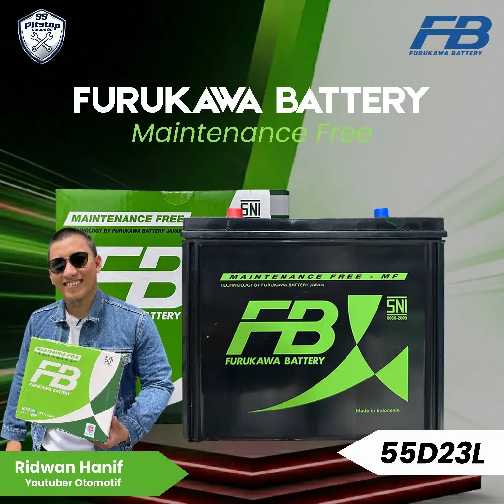 Furukawa Battery / FB Aki Kering Mobil Nissan X Trail 55D23L 60Ah