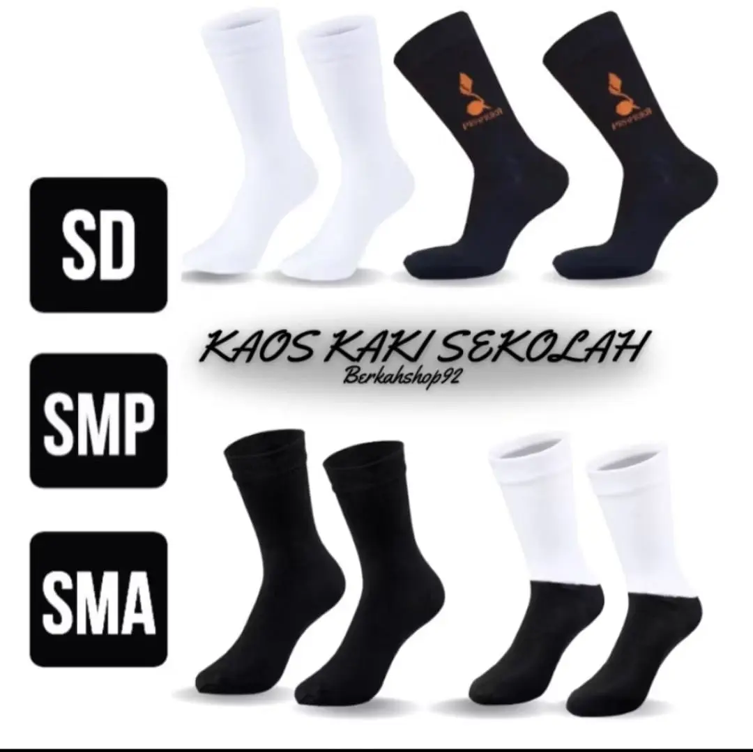KAOS KAKI ANAK SEKOLAH SD SMP SMA PRIA DAN WANITA