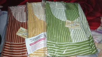 Product Review of 3 Pcs Daster Kelelawar Silkroad Havee Motif Tedjo LD 140 Bahan Rayon Super Tebal [lingsirndalu] from l**a 0
