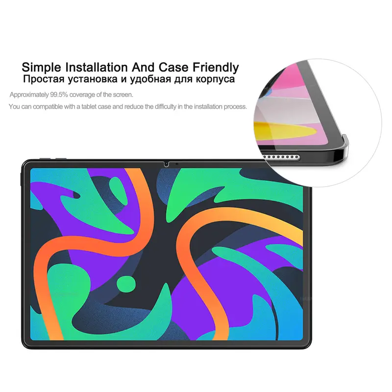 Screen Protector Tempered Glass untuk SAMSUNG TAB S6 Lite full Layar 3