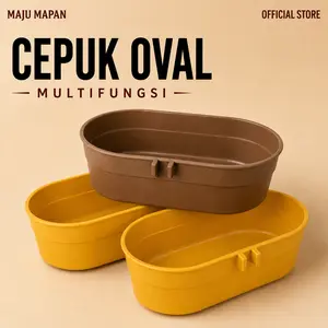Cepuk Plastik Oval Burung Kicau – Tempat Mandi & Minum Lovebird Kenari Murai