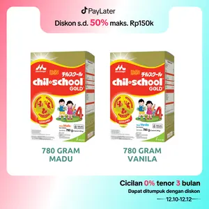 Morinaga Chil School Gold Vanila Madu 780gr usia 3-12 tahun Anak-Anak