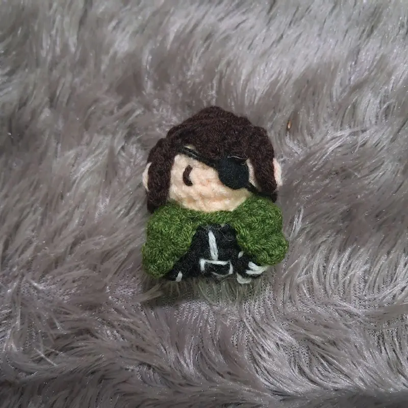 KEYCHAIN ATTACK ON TITAN CHIBI CHARACTER AMIGURUMI || GANTUNGAN KUNCI AOT 2