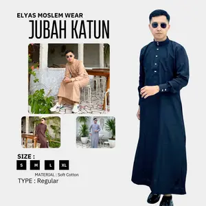 Jubah Katun Polos - Elyas Moslem Wear