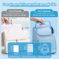 Gambar Hoptech - Tas Dokumen A4 Map Dokumen Tas File Handle Partisi Transparan Tahan Air Cocok Untuk Sekolah Kantor - Biru dari Hoptech Indonesia Jaya Kab. Tangerang 5 Tokopedia