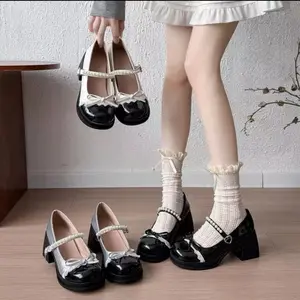 2566 sepatu wanita mary jane pita cewek kekinian best seller cosplay pantofel