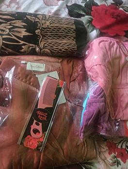 Product Review of MARSYA TOP BAJU ATASAN WANITA BAHAN SHIMMER MODEL TRENDY DENGAN KARET TANGAN DAN RISLETING DADA from 💘**💘 1