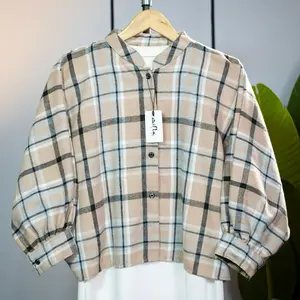 KEMEJA BATWING FLANEL LENGAN BALON ENIFTA